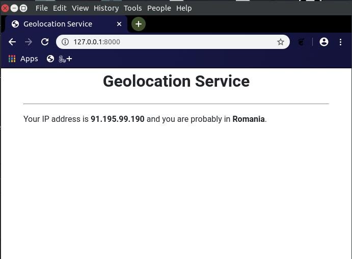 Geolocation app